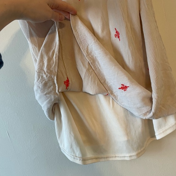 Blu Pepper Tank Top-Cream-Size S - Picture 5 of 5